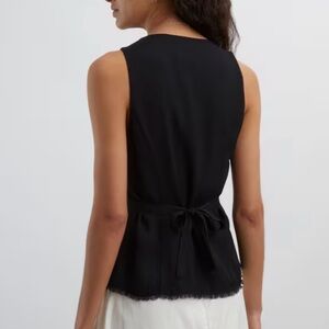 Reformation Skylar Top Black